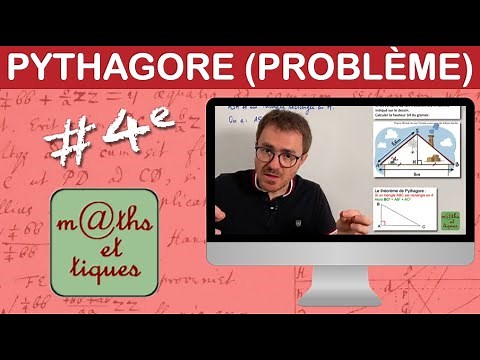 Résoudre un problème à l'aide du théorème de Pythagore - Quatrième