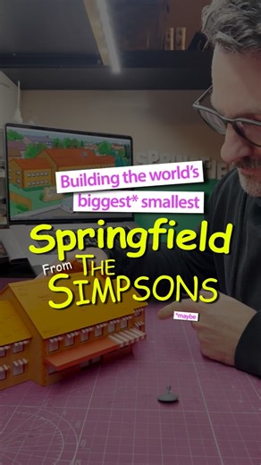 Marc Hagan-Guirey on Instagram: "Episode 29 of 70: Springfield Retirement Castle. Final stop for Springfield’s elderly population. Doors unlocked, staff distracted, residents frequently missing. Offers bingo, medication, and a surprisingly loose definition of supervision. @thesimpsons #thesimpsons #springfield #miniature #modelmaking #handmade"