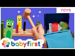 Toddler Learning Video | COLOR CREW MAGIC - Kids Room & Pounding Pegs + | Learn Colors | First Toys