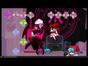 Destroying Sarvente's Demon Form in FNF Midnight Masses