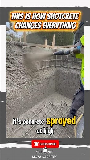 The Secret to Building Curved Concrete Walls #Shotcrete #ConstructionLife #CivilEngineering