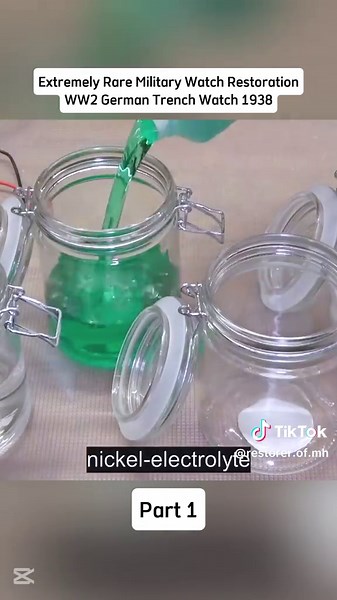 Extremely rare Military Watch Restoration - WW2 German Trend Watch 1938. Part 1 #restore #asmr #rolex #omega #watch #restoration #fyp #military #restoration #ww2