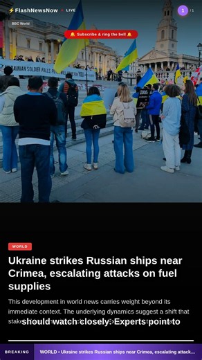 Ukraine strikes Russian ships near Crimea, escalating — What's Next?