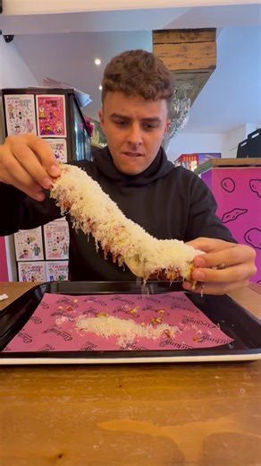 12 inch mozzarella stick😏 | Oliver Duncan