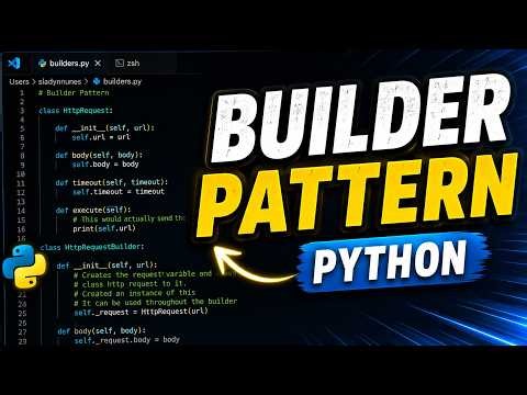 Python Builder Pattern in 10 Minutes