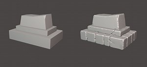 How to sculpt stylized cracks with Blender 2.9