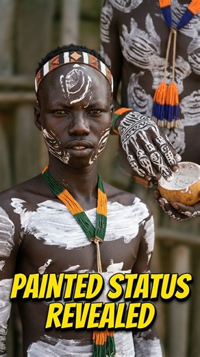 Why the Karo tribe paints their bodies like this 🌍 #tribal #art