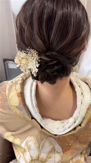 #お客様ヘア 💕 髪が短くても🆗かわいく仕上げます♪ #プレ花嫁 #花嫁ヘア #花嫁ヘアスタイル #ヘアアレンジ #フォトウェディング #ウェディングフォト #Palette札幌中央店
