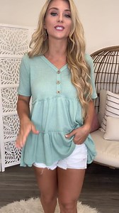 7.6K views · 226 reactions | Wearing sage for days.  Shop blouse: https://bit.ly/2Z3LHPy | Pink Lily | Facebook