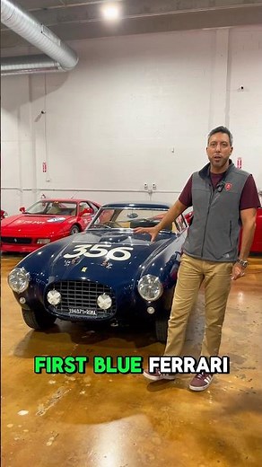 The FIRST Blue Ferrari Ever Made #ferrari