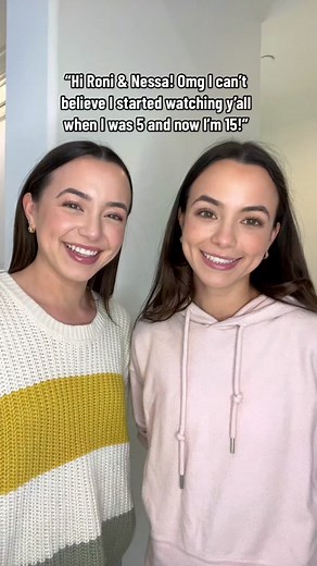 Roni and Nessa 10-Year Glow Up Reaction