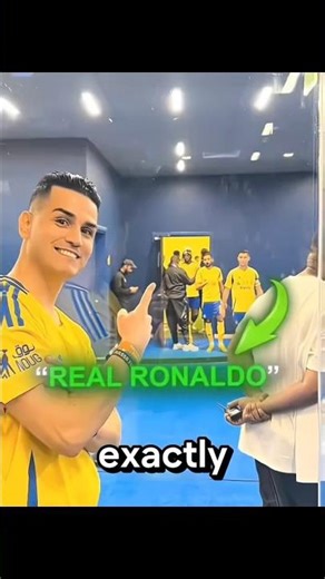 Ronaldo Roasted His Fake Version 😱