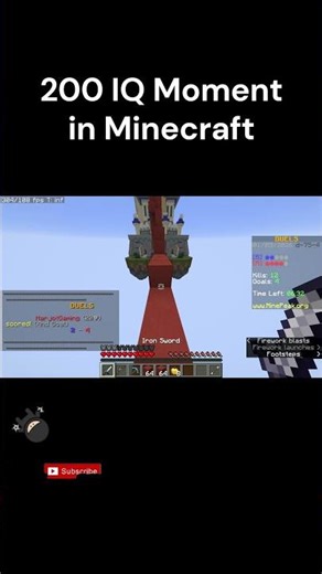 200 IQ Move in Bridge Wars in Minecraft Pt 5