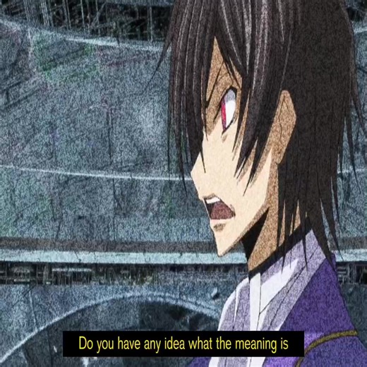 Over My Dead Body: Lelouch's Stand in Code Geass