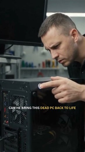 This PC Was Completely Dead… Then He Fixed It 🤯 #shorts