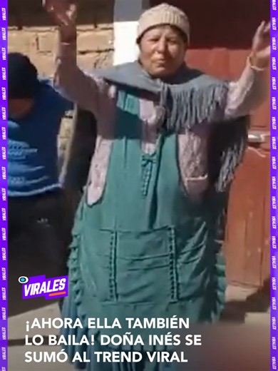 #Virales | Doña Inés vuelve a causar furor en redes sociales. Luego de que sus declaraciones se convirtieran en un verdadero fenómeno viral, ahora sorprendió a todos al sumarse al baile inspirado en sus propias frases. Con mucho carisma, se unió al trend del momento y volvió a conquistar a los internautas. Video: RRSS ▶️ Más información en: www.reduno.com.bo #RedUno #RedUnoDigital #Notivisión #Noticias #Viral #Virales