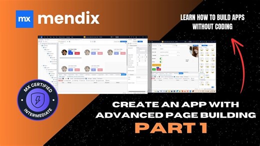 Mendix中级教学-Create an App with Advanced Page Building Part 1 | Setting Up the Exp
