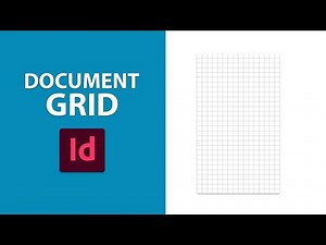 How to add document grid in indesign