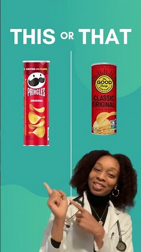 Healthy chips! pringles chip vs the good company