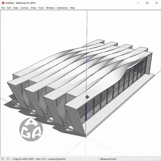 SU高级建模Plugins used vertex tools, s4u components, joint push pull, and 1001bit pr