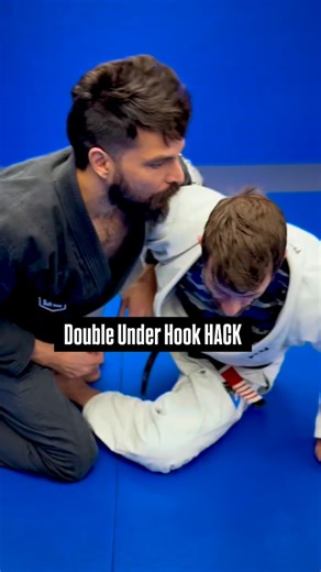 Steven Hordinski III on Instagram: "This one small detail makes a huge difference when I’m hunting double underhooks from butterfly guard 🦋 Once I secure the first underhook, I pull them forward to force their weight onto their hands/knees. That plants them and makes it much easier to slip in the second underhook. I always off balance them first—before attacking or committing to my next move. #jiujitsu #grappling #catchwrestling #mma How’s your sweep game?"