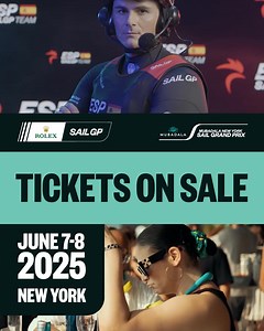 NYC, the countdown is on! ⏳ Book now for SailGP - world-class racing, entertainment and serious summer energy await | SailGP