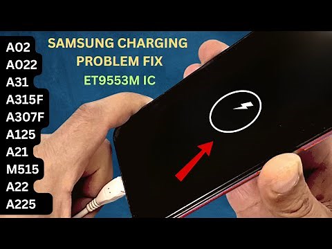 Samsung A02 A022f M02 Fix Charging Problem By One Jumper