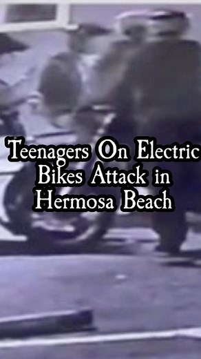 On the evening of November 21, 2025 in Hermosa Beach, California, a group of five to six teenagers on electric bikes attacked a man in his 60s who was simply walking home with pizza. Surveillance footage captured the shocking event as the victim was surrounded, knocked to the ground, and repeatedly punched, kicked, and stomped by the group of teenagers. As he lay incapacitated in the alley near 11th Court—just one block from the Hermosa Beach Pier. At least one suspect appeared to take photograp