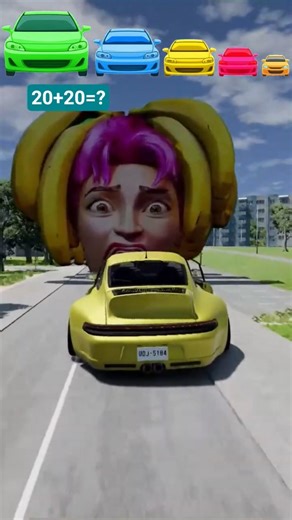 Big & Small Lamborghini vs Rumi from KPop Demon Hunters #shorts #kpop #bmw #porsche