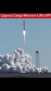 Cygnus spacecraft blasts off atop the Antares rocket, beginning its journey to the International Space Station (ISS)! 🛰️✨ This uncrewed cargo ship is loaded with vital supplies, experiments, and equipment for the astronauts aboard the ISS. Every launch is a step forward in exploring space and supporting life beyond Earth. 🌌 📹 Credit: NASA / Wikimedia Commons #SpaceLaunch #Cygnus #AntaresRocket #NASA #ISS #SpaceExploration #CargoMission #STEM | Space views
