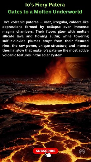 1.1K views · 15 reactions | Do you know Jupiter’s moon Io has lakes of molten sulfur called patera - #io #solarsystem #jupiter @highlight | Enknowledgepedia | Facebook