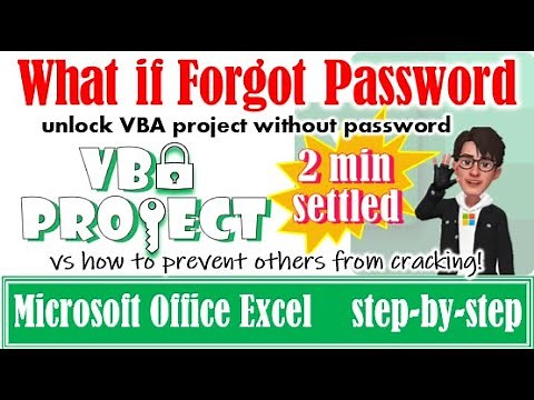 Remove VBA password without password 🔥 unlock VBA project without password #excel #password #vba