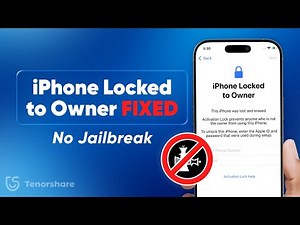 How to Fix iPhone Locked to Owner without Apple ID | No Jailbreak | 2025