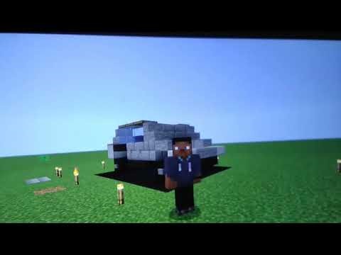 How to built tesla cybertruck in minecraft tutorial