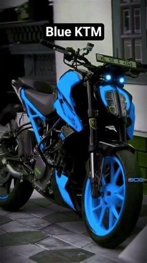 #phonk KTM with black colour and blue LED lights #viral#short feed