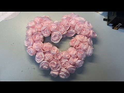 Arts & Crafts: Valentine's Coffee-Filter Crafts