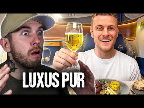 So gut ist die neue Lufthansa BUSINESS CLASS wirklich… | KUNI reagiert