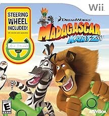 Madagascar Kartz with Wheel - Nintendo Wii (Bundle with Wheel)