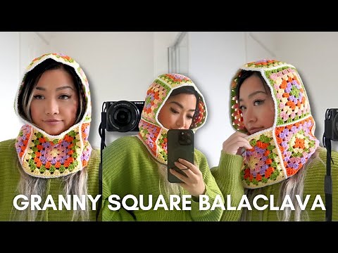 Easy Crochet Granny Square Balaclava Tutorial