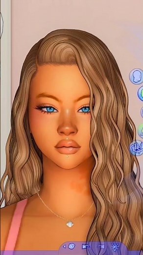 Sim makeover ♡ | The Sims 4 create a sim Cas #sims4 #sims4cc #simmer #sims4cas #ts4
