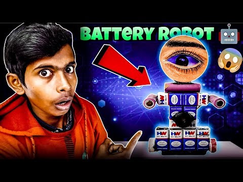 Only Battery Robot Build! | No Motor, No Circuit Challenge, Unique & Creative DIY Challenge, Plane 