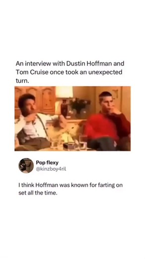 Answer All Questions | During a 1988 Swedish TV interview promoting Rain Man, Dustin Hoffman and Tom Cruise found themselves in one of the funniest unscripted... | Instagram