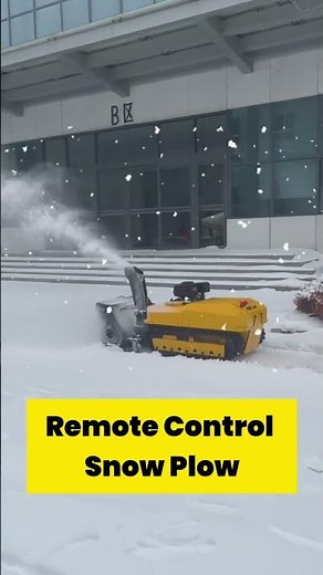 Remote Control Snow Plow | The Smart Way to Clear Snow Safely & Efficiently