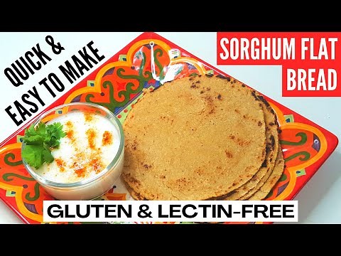 Easy To Roll Sorghum Flatbread (Jowar Atta Roti) | Gluten & Lectin-Free