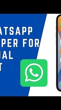 How to set WhatsApp wallpaper for individual contact on iPhone | custom wallpaper in individual chat