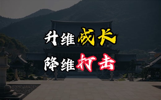 升维成长降维打击