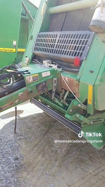 Gearing up for hay season. Getting our balers serviced before hay season kicks off. Dropping one baler off and picking up another one. #countrylife #johndeere #tractortime #farm365 #farmtok #farmliving #hay #homeatcedarspringsfarm #farm #hayfarming #farmmaintenance