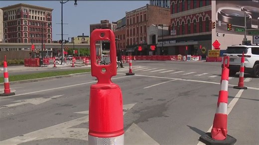 10 road construction projects in downtown Detroit set to last until 2026