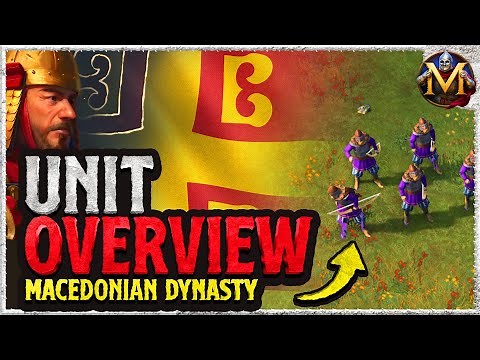 AOE4 - Macedonian Unit Overview