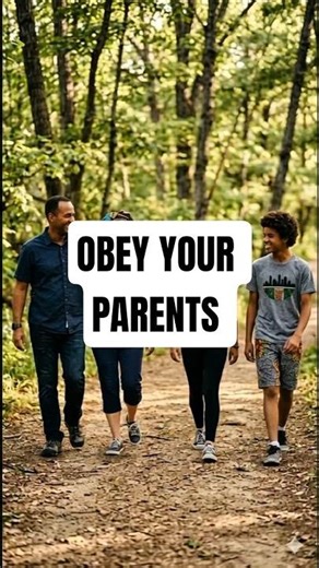 OBEY YOUR PARENTS Eph 6:1-3 #ObeyYourParents #ChristianYouth #BibleTeaching #shorts